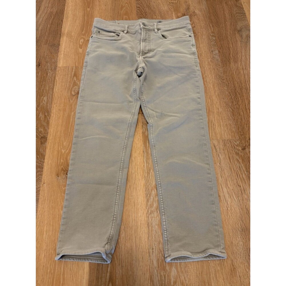 Faherty Stretch Terry 5 Pocket Pants Men’s 31 Iron Beige Gray